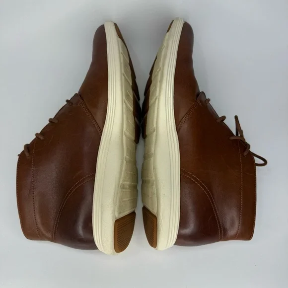 Cole Haan Grand OS Tour Chukka Boots Mens Size 12 M Brown Leather Lace Up C29589 - Picture 5 of 7